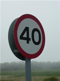 Emstrey Bank change to speed limit